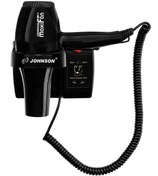 Resim Johnson MaxiFön 110v - 220v Tıraş Prizli Otel Tipi Saç Kurutma Makinesi 1600W 