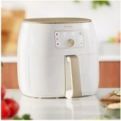 Resim Philips Airfryer Xxl Smart Sensing Star White Fritöz, 1.4 Kg, 7.3 L Kapasite 1.4 Kilogram , Beyaz 