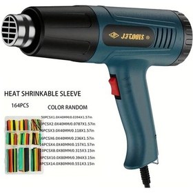 Resim Fochsia Jftooıs Jf-2000a Isı Tabancası 300-600 C 4 Nozul Boya Sökme Pvc Şrink Ev Dekorasyon 