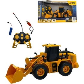 Resim Scowetto Uzaktan Kumandalı 1:24 Ölçek Dozer Full Fonksiyon Kamyon İş Makinası Sarı 