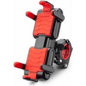 Resim Cbtx Global Rockbros Cep Telefonu Braketi Motosiklet İçin Hızlı Açılan Telefon Tutucu - Kırmızı 