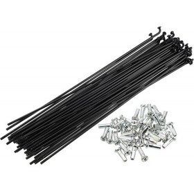 Resim 170mm Bisiklet 12g Siyah Jant Teli(36 Adet) 
