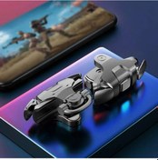 Resim Siyah-mobil Oyun Denetleyicisi Pubg/fortnite/call Of Duty İçin Oyun Tetikleyici, Shooter Hassas Denetleyici Joystick Amaç Ve Ateş Tetikleyici 