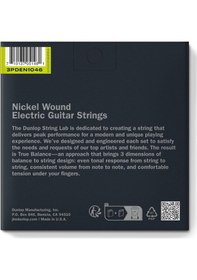 Resim Jim Dunlop 3pden1046 Nickel-plated Steel Medium 3'lü Paket Elektro Gitar Teli 10-46 