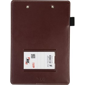 Resim 2K Sekreterlik,A5 Küçük Boy,Kapaksız,A5 Clipboard Vegan Suni Deri,17,5x24,5 cm.,Bordo 