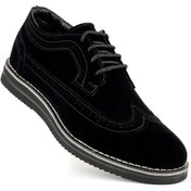 Resim Freemax Oxford Erkek Ayakkabı Oxford Erkek Ayakkabı Freemax.1118 NUBUK SİYAH 