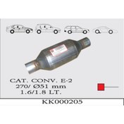 Resim NESS EXHAUST SYSTEMS Katalitik Konvektör Yuvarlak L:27cm /51mm Boru 