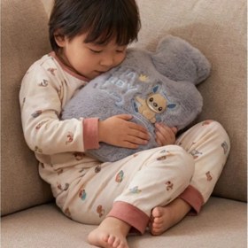 Resim Eco Lounge Stitch Figürlü Gri Peluş Sıcak Su Torbası 1 Litre 