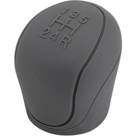 Resim Gri Rahat Dokunmatik El Freni Ayar Kapağı Premium Isıya Dayanıklı Araba Manuel Silikon Vites Kafa Topuzu Odak İçin Kaymaz 