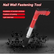 Resim Xindoker 4 Kademe Ayarlı Mini Çivi Tabancası - Tavan Montajı Ve Sabitleme İçin 7.3mm Çivi Kullanımı, Siyah+kırmızı 