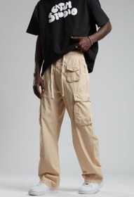 Resim Gabardin Kargo Pantolon - Bej / M 