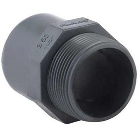 Resim Uh-pvc Tek Taraf Dıştan Dişli Adaptör 20 1/2 Mm 10 Adet 
