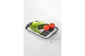 Resim Fırsat Sende Tezgah Üstü Pratik Bulaşık Sebze Meyve Kurutmalık Kurutmatik Tabaklık 