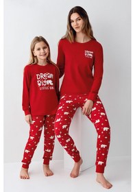Resim Rolypoly Kız Çocuk Kırmızı Pijama Takımı Rp3717-c-v1 Kırmızı 