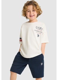 Resim U.s. Polo Assn. Erkek Çocuk Beyaz Pijama Takım 50326824-vr013 