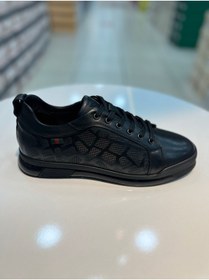 Resim Alphus Voyager Erkek Baskılı Hakiki Deri Spor Ayakkabı 