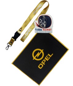 Resim TUSBA MARKET Opel Logolu Torpido Üstü Kaydırmaz Ped / Oto Ayna Askısı & Anahtarlıklı Ayna Ipi 