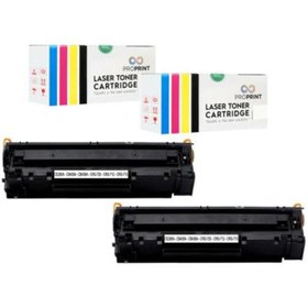 Resim Proprint Tkprint P1007 P1008 P1009 2 Adet Muadil Toner 35a Cb435a 
