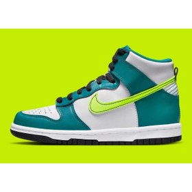 Resim Nike Dunk High (Gs) Beyaz Genç Çocuk Sneaker Ayakkabı 
