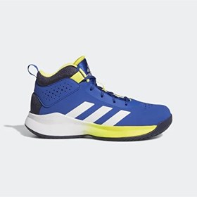 Resim adidas Mavi - Beyaz Erkek Çocuk Basketbol Ayakkabısı GX4792 Cross Em Up 5 K Wide 