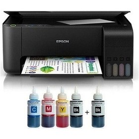 Resim Epson Ecotank L3550 Yazıcı+tarayıcı+fotokopi+wifi + Photoink Mürekkepli 