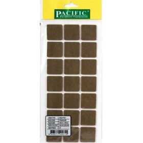 Resim Hamadex 30X30 mm Yapışkanlı Keçe - 21'li Paket | Mobilya Masa Sandalye Ayakları Için Parke Zemin Koruyucu Gürültü Önleyici ve Kaydırmaz Ped 