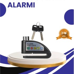 Resim Tp Buğz Taşınabilir Alarm Disk Kilidi Motosiklet Scooter Bisiklet Güvenlik 