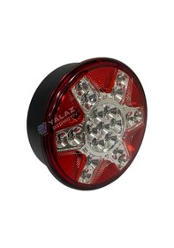 Resim Farplas 24v Sinyal Lambası Ledli Yuvarlak Güleryüz Cobra-mıtsubıshı-otokar-temsa 111 Mm 