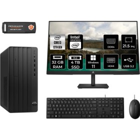 Resim Hp Pro Tower 290 G9 Intel Core I3 12100 32GB 4tb SSD 21.5" Fhd Monitör 6D3A1EA W11H Masaüstü Bilgisayar & Per4 USB Bellek 6D3A1EAMNT380 