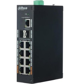 Resim Dahua 8 Port Gigabit Poe Switch 8ge Poe + 1ge + 2ge Sfp, Toplam 120w Poe 