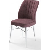 Resim Canisa Concept Flex Serisi Gürgen Ayaklı 4 Adet Sandalye Beyaz Gürgen Ayaklı 