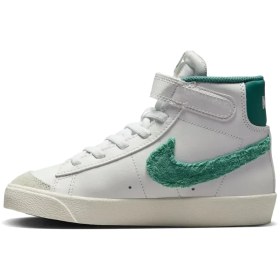 Resim Nike Blazer Mid 77 Çocuk Beyaz Günlük Sneaker 