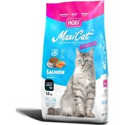 Resim Hobi Maxicat Kısırlaştırılmış Somonlu Kedi Maması 12kg 