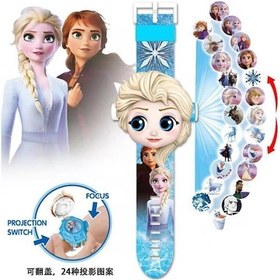 Resim Prestij Oyuncak Kartelalı Frozen Saat 3039,elsa Projeksiyonlu Saat 