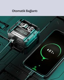 Resim Su Geçirmez Bluetooth Kulak İçi Kablosuz Kulaklık 400mAh Pil 