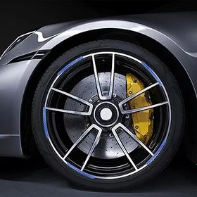 Resim Smileshiney Yansıtıcı Jant Şeritleri Etiket, Araba Tekerleği Yansıtıcı Etiket - Jant Şeritleri 20 Parça Lastik Uyarı Çıkartmaları Çıkartması,Gece Güvenliği Dekorasyon Çıkartmaları Şerit 