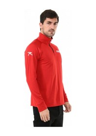 Resim Raru Erkek Yarım Fermuarlı Sweatshirt Vıta Kırmızı 