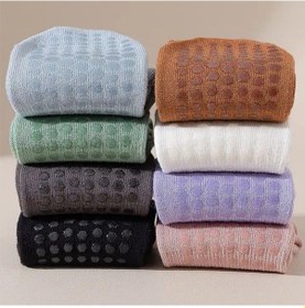 Resim Xtr Fitness Kaydırmaz Tabanlı Yoga Ve Pilates Çorabı Mavi 