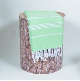 Resim Sultan Peştemal Açık Yeşil %100 Pamuk 90x180 Cekme Yapmaz Banyo-Plaj Havlusu 