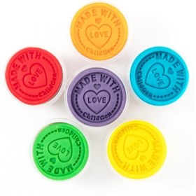 Resim Doğal Oyun Hamuru - Eco Cup- 6lı Ana Ve Ara Renkler Mor -yeşil-t 