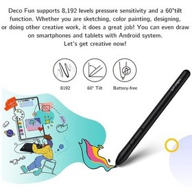 Resim Xp-pen Deco Fun L Grafik Tablet Siyah 