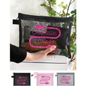 Resim Arkadaşlara, aileye ve öğretmenlere hediye etmek için mükemmel olan 1 Harfli Desenli Fileli Tuvalet Çantası, Makyaj Çantası, El Çantası, Kum Çantası, Seyahat Çantası, Seyahat Gereksinimleri, Yurt Gereksinimleri 