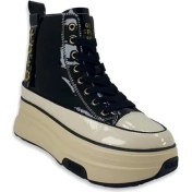 Resim Guja 24K336 Günlük Bayan Spor Bot-Siyah Rugan 