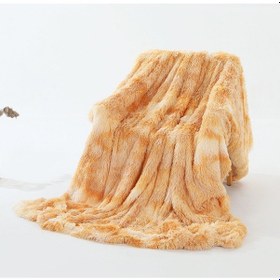 Resim Çift Katmanlı Hafif Uzun Saçlı Tüylü Battaniye Mavi Mavi Kdo Mavi 