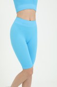 Resim FOREVER MORE Seamless Fitilli Biker Tayt 