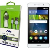 Resim Case Man Huawei Y6 Pro Araç Şarj Cihazı Adaptör + Data Kablosu Hızlı Şarj Özellikli 