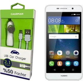 Resim Case Man Huawei Y6 Pro Araç Şarj Cihazı Adaptör + Data Kablosu Hızlı Şarj Özellikli 
