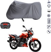 Resim Haojue HJ 150-9 ÇANTALI MOTOSİKLET BRANDA SU GEÇİRMEZ TOPCASE UYUMLU MOTOR BRANDA 