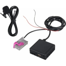 Resim Techmaster Audi A3 A4 A6 Tt R8 A8 Gallardo 5.0 Mikrofonlu Aux Adaptörü Sku4 USB Tf Kart Girişi 