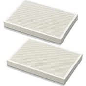 Resim 2 Adet Petek Seramik Lehimleme Panoları Petek Panel Lehimleme Takı Lehimleme Bloğu Yapımı Beyaz 